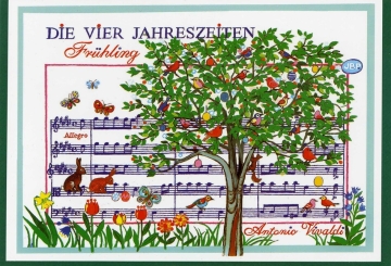 Doppelkarte Fr�hling (die vier Jahreszeiten)