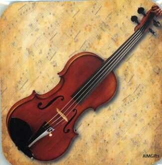Untersetzer Violine