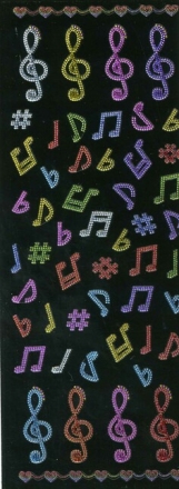Stickers Musikmotive