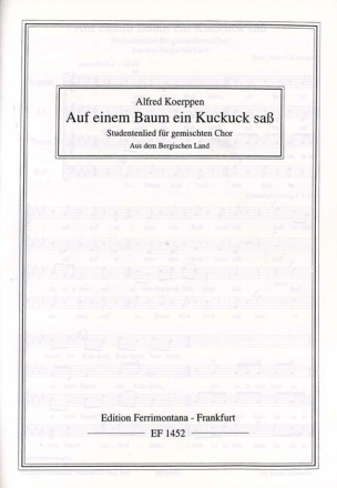 Auf einem Baum ein Kuckuck sass