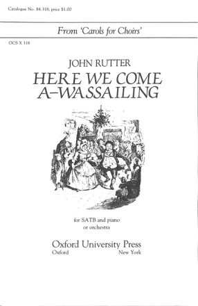 Here we come a wassailing