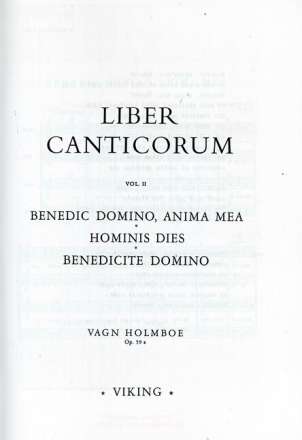 Liber canticorum op 59a