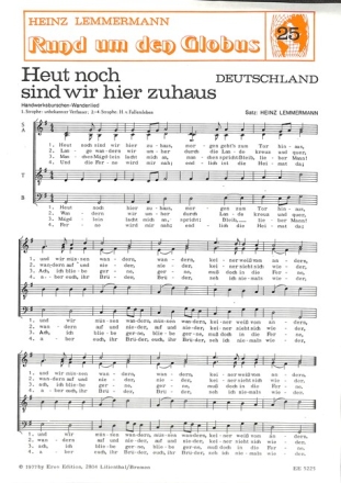 Heut noch sind wir hier zuhaus