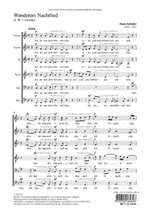 Wanderers Nachtlied