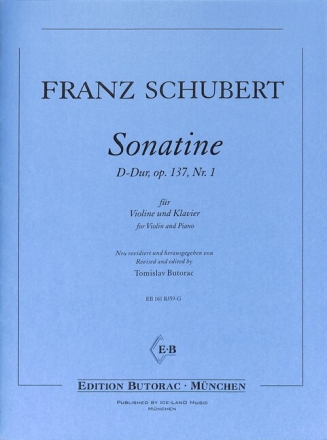 Sonatine D-Dur op 137/1 D 384