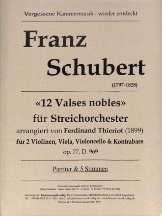 Valses nobles op 77 D 969