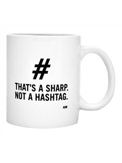 Tasse - That's a sharp not a hashtag