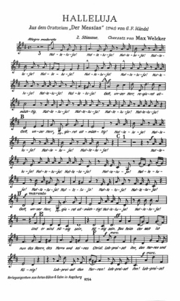Hallelujah aus Messias HWV 56