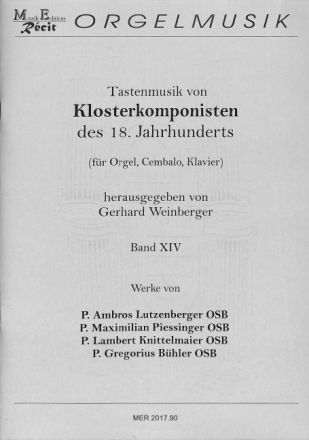 Tastenmusik von Klosterkomponisten des 18. Jahrhunderts