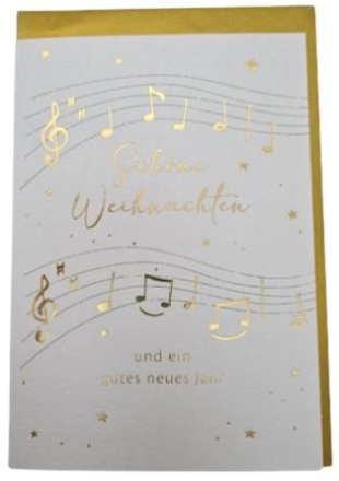 Doppelkarte - Sch�ne Weihnachten und ein gutes neues Jahr