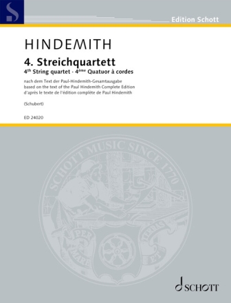 4. Streichquartett op. 22
