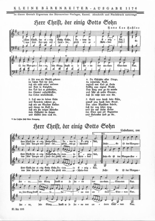 Herr Christ der einig Gottes Sohn