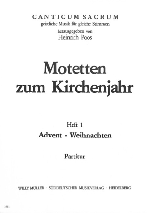 Motetten zum Kirchenjahr