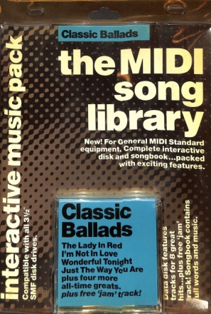 Classic ballads the midi song library