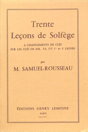 30 lecons 4 cles sans accompagnement