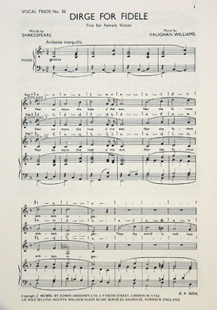 Dirge for fidele