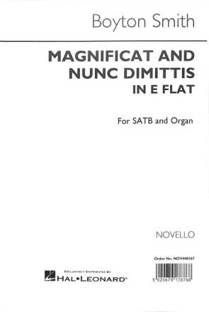 Magnificat and nunc dimittis