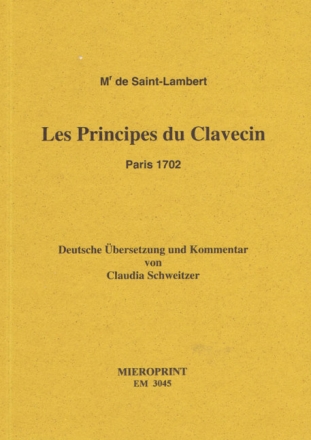 Les Principes du Clavecin Parist 1702