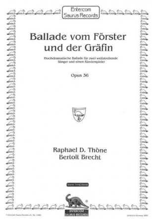 Ballade vom F�rster und der Gr�fin op. 36