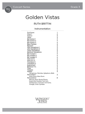 Golden Vistas (Score)