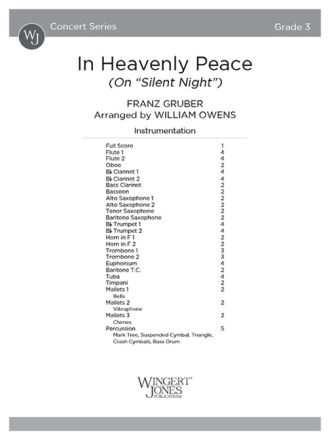 In Heavenly Peace (Score)
