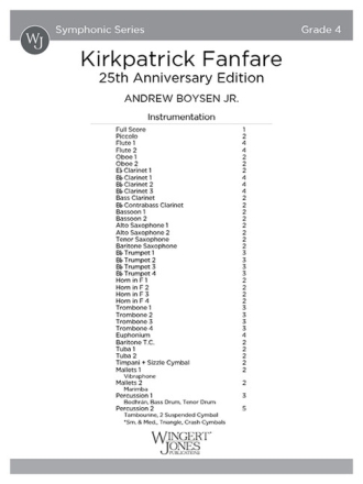 Kirkpatrick Fanfare (Score)