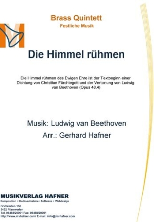Die Himmel r�hmen