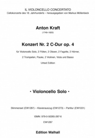 Konzert 2 f�r Cello C-Dur op. 4 op. 4