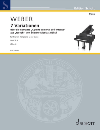 7 Variationen �ber die Romanze �A peine au sortir de l�enfance� aus �Joseph� von �tienne Nicolas M�hul op. 28