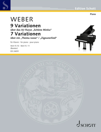 9 Variationen �ber das Air Russe �Sch�ne Minka� & 7 Variationen �ber ein �Thema russo� / �Zigeunerlied� op. 40 & op. 55