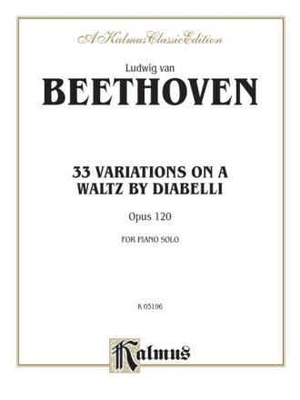 33 Variations on a Waltz by Diabelli op. 120