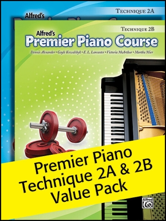 Alfred's Premier Piano Course Value Pack: Technique Levels 2A-2B