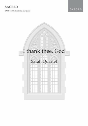 I thank thee, God