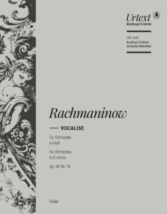 Vocalise e-moll - Viola op.34,14