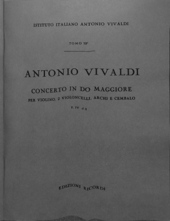 Concerto C-Dur F 4/3 RV 561 T 53