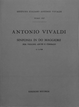 Concerto C-Dur F 1/68 (Sinfonia a 4) T 162