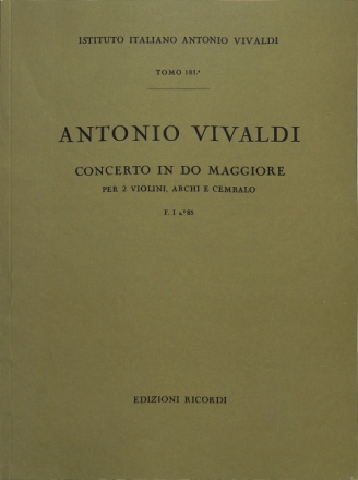 Concerto C-Dur F 1/85 T 181