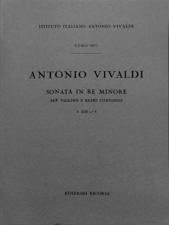 Sonate d-moll F 13/9 T 367