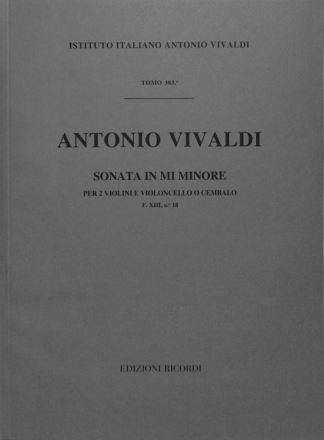 Sonate e-moll F 13/18 T 383 op 1/2