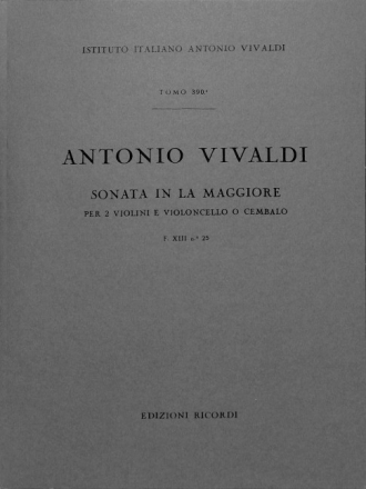 Sonate A-Dur F 13/25 T 390 op 1/9