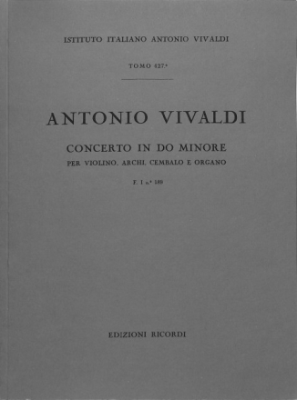 Concerto c-moll F 1/189 op 4/10 T 427