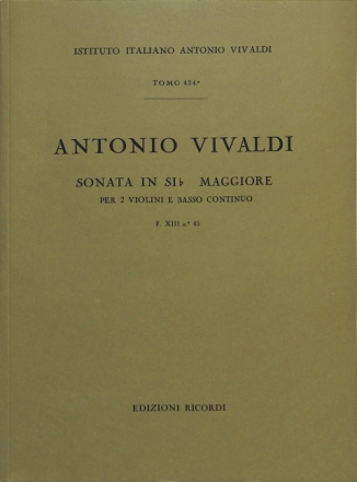Sonate B-Dur F 13/45 op 5/17 T 434