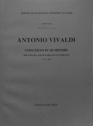 Concerto e-moll F 1/220 T 484