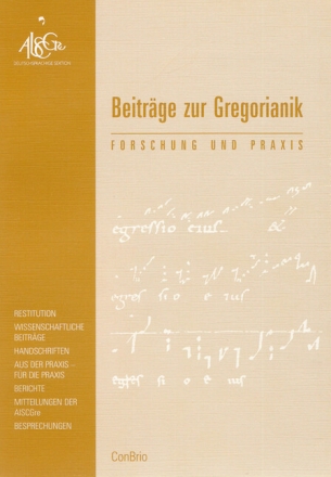 Beitr�ge zur Gregorianik Band 47 Band 47