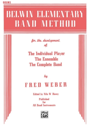 Belwin Elementary Band Method: Drum Book