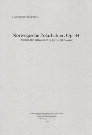 Norwegische Polarlichter op. 34 op. 34
