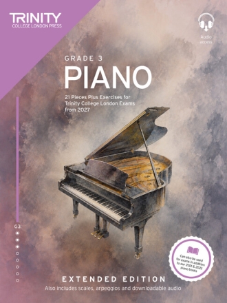 Piano Exam Pieces Plus Exercises from 2027: Grade 3: Extended Edition