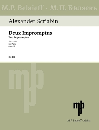 2 Impromptus op.12 f�r Klavier