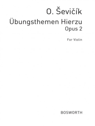 �bungsthemen zur Schule der Bogentechnik op.2 f�r Violine   Verlagskopie