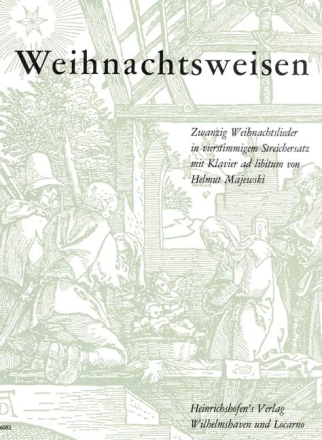 Weihnachtsweisen f�r Streichquartett (Klavier ad lib) Partitur und Stimmen